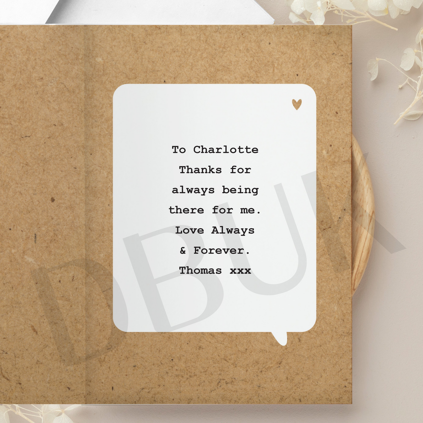 Personalised Polaroid Photo Upload Greeting Card