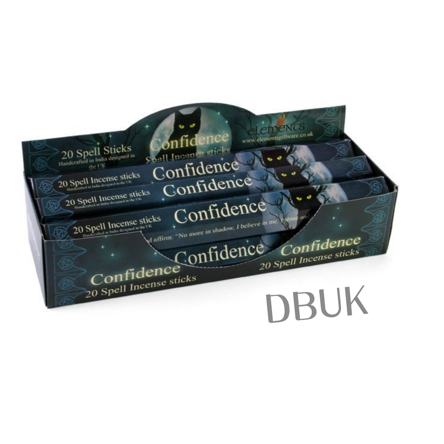 6 Packs of Confidence Spell Incense Sticks by Lisa Parker