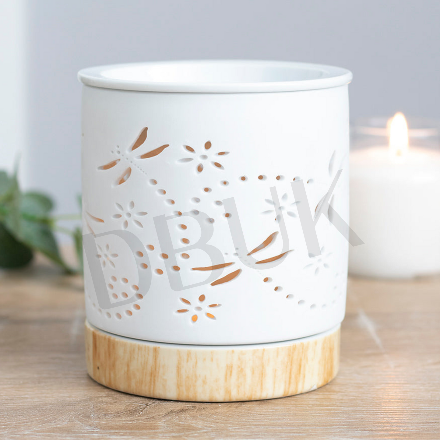Dragonfly Matte Ceramic Oil Burner