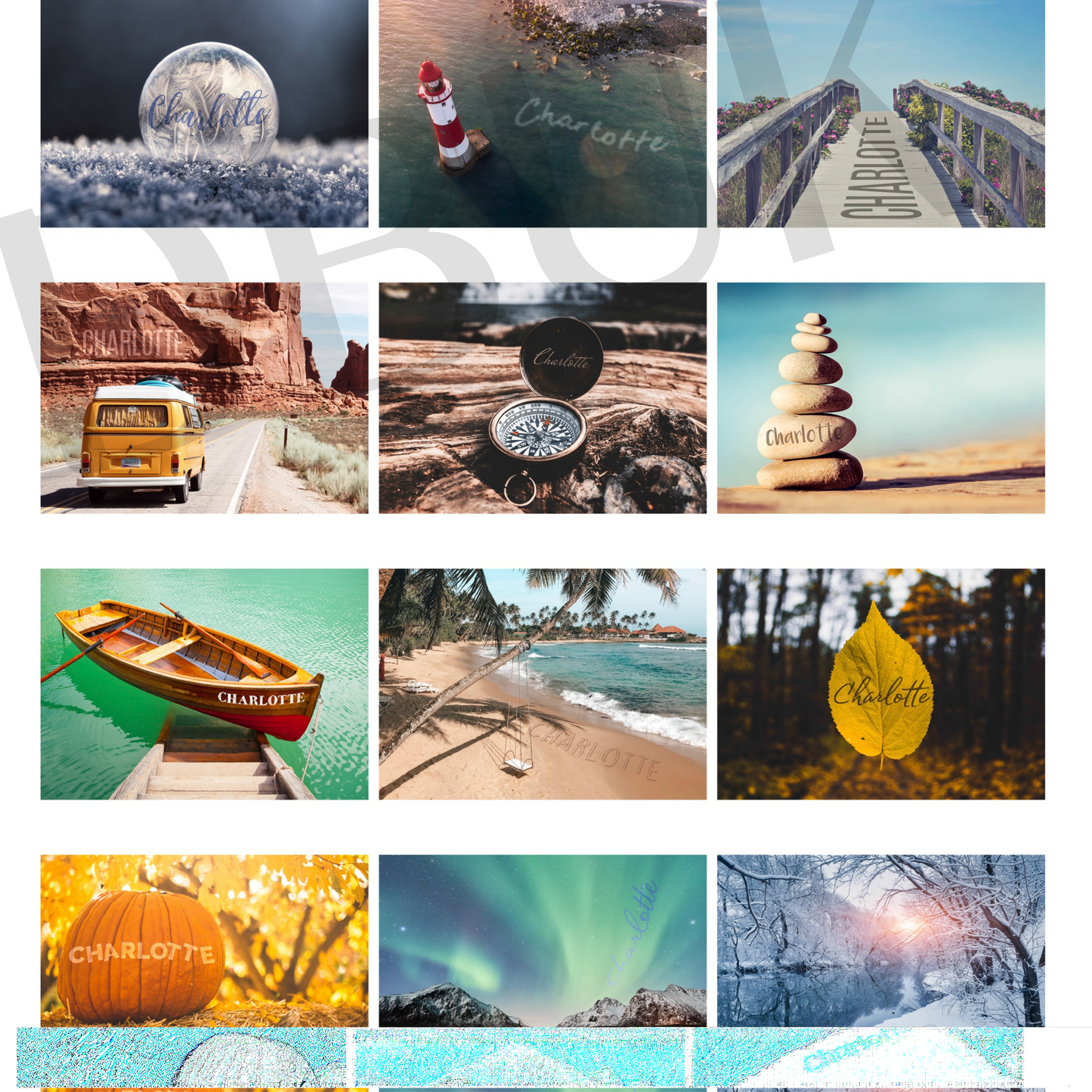 Personalised A4 Great Outdoors Calendar