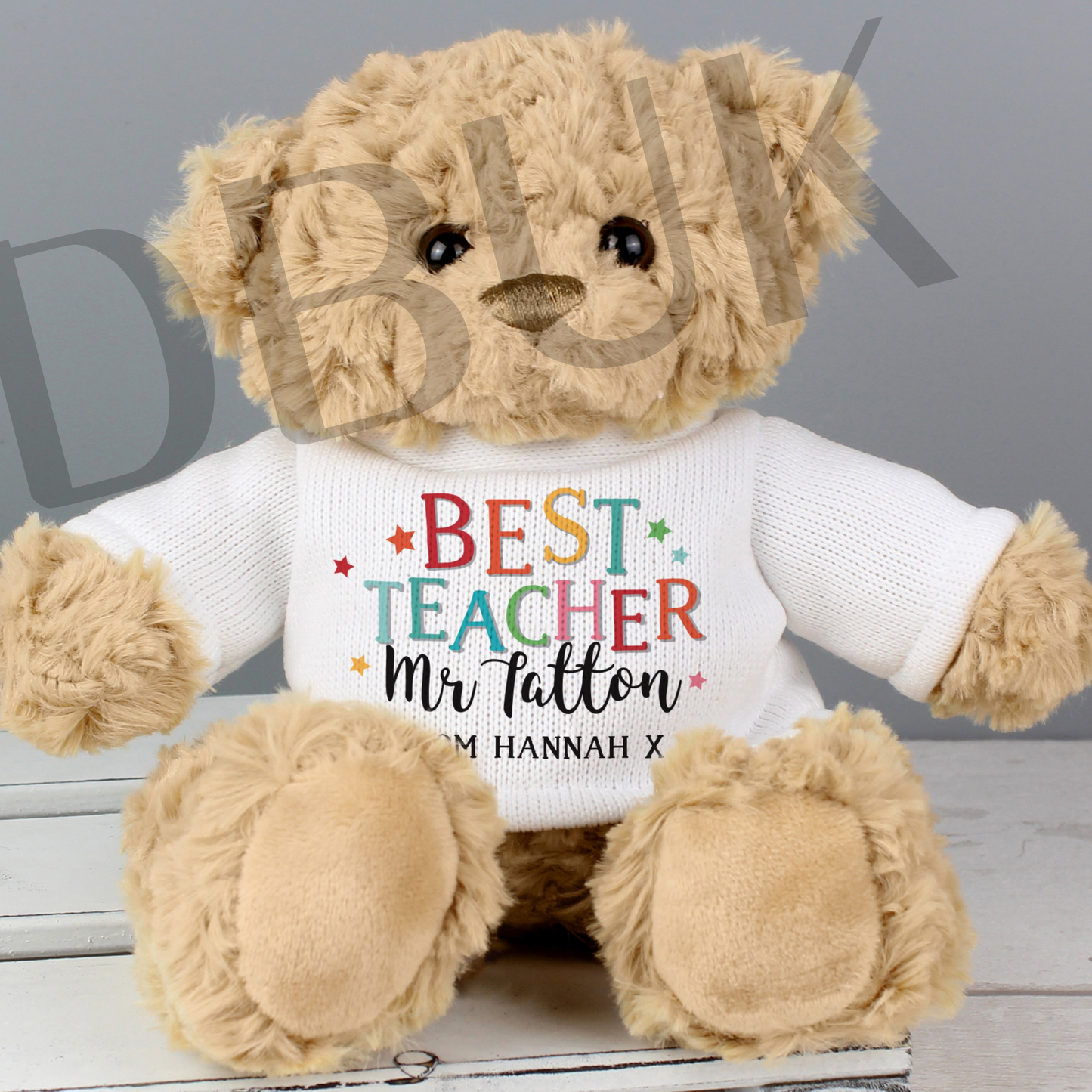 Personalised Best Teacher Teddy Bear