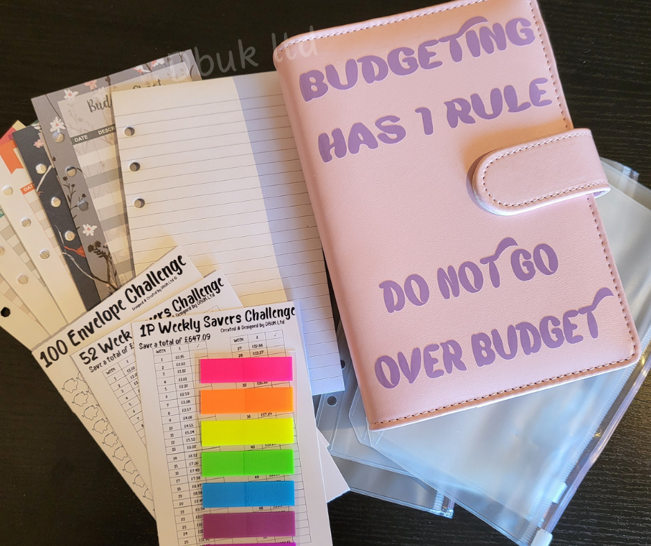 DBUK A6 Budget Binders