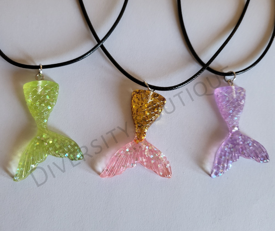 Novelty Mermaid Tail Necklaces