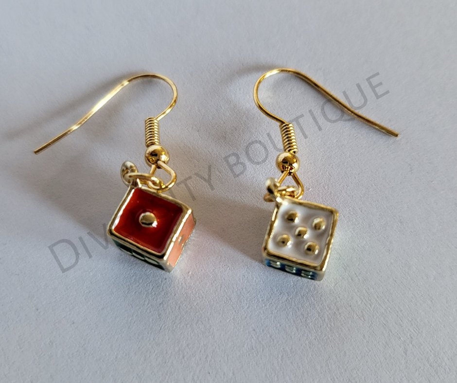 Novelty Dice Earrings