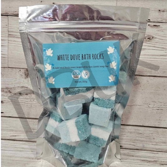 White Dove Bath Rocks 350g