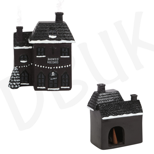 Haunted Holiday House Incense Cone Burner