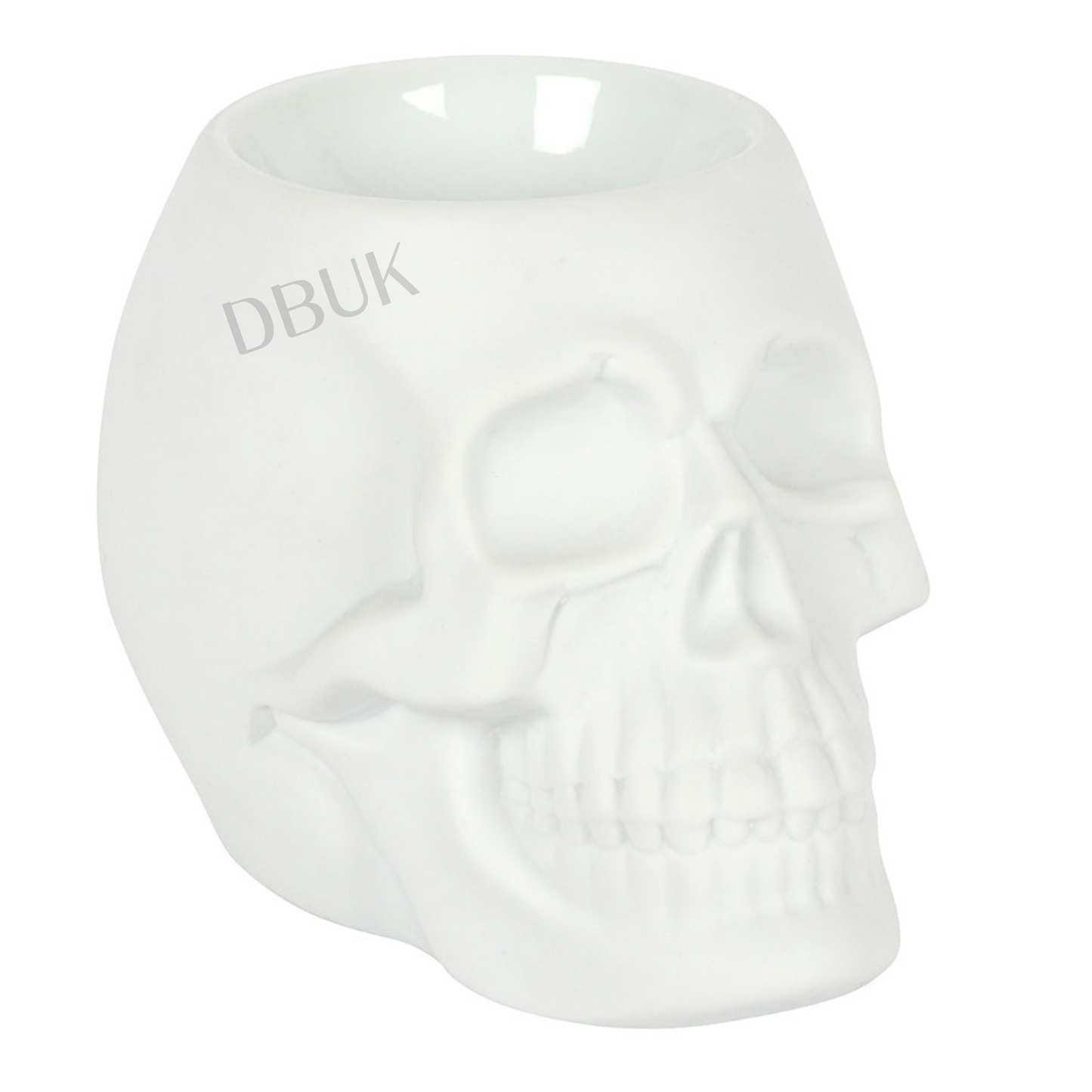 White Skull Oil Burner