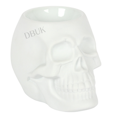 White Skull Oil Burner