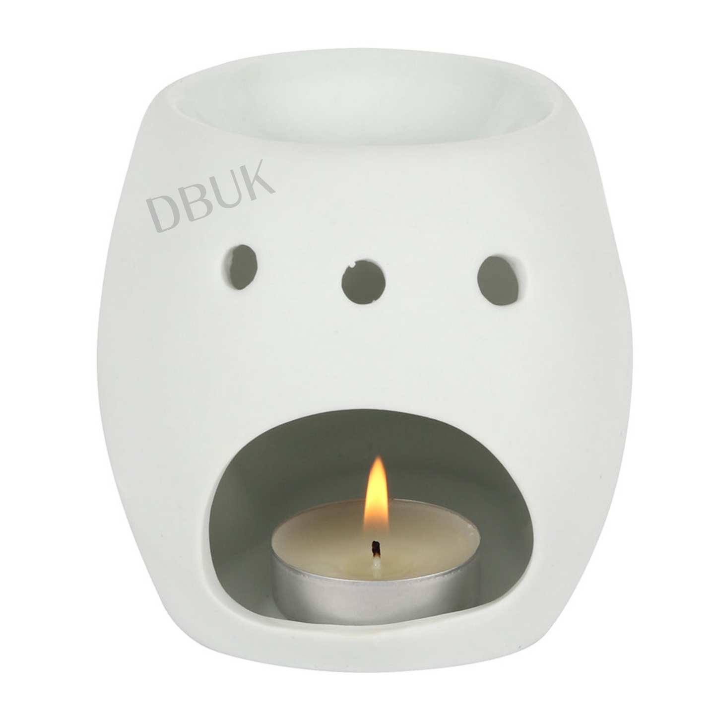 White Skull Oil Burner