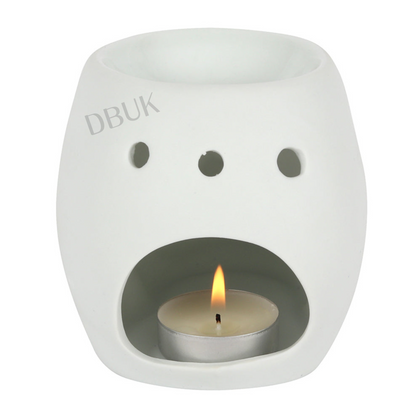 White Skull Oil Burner
