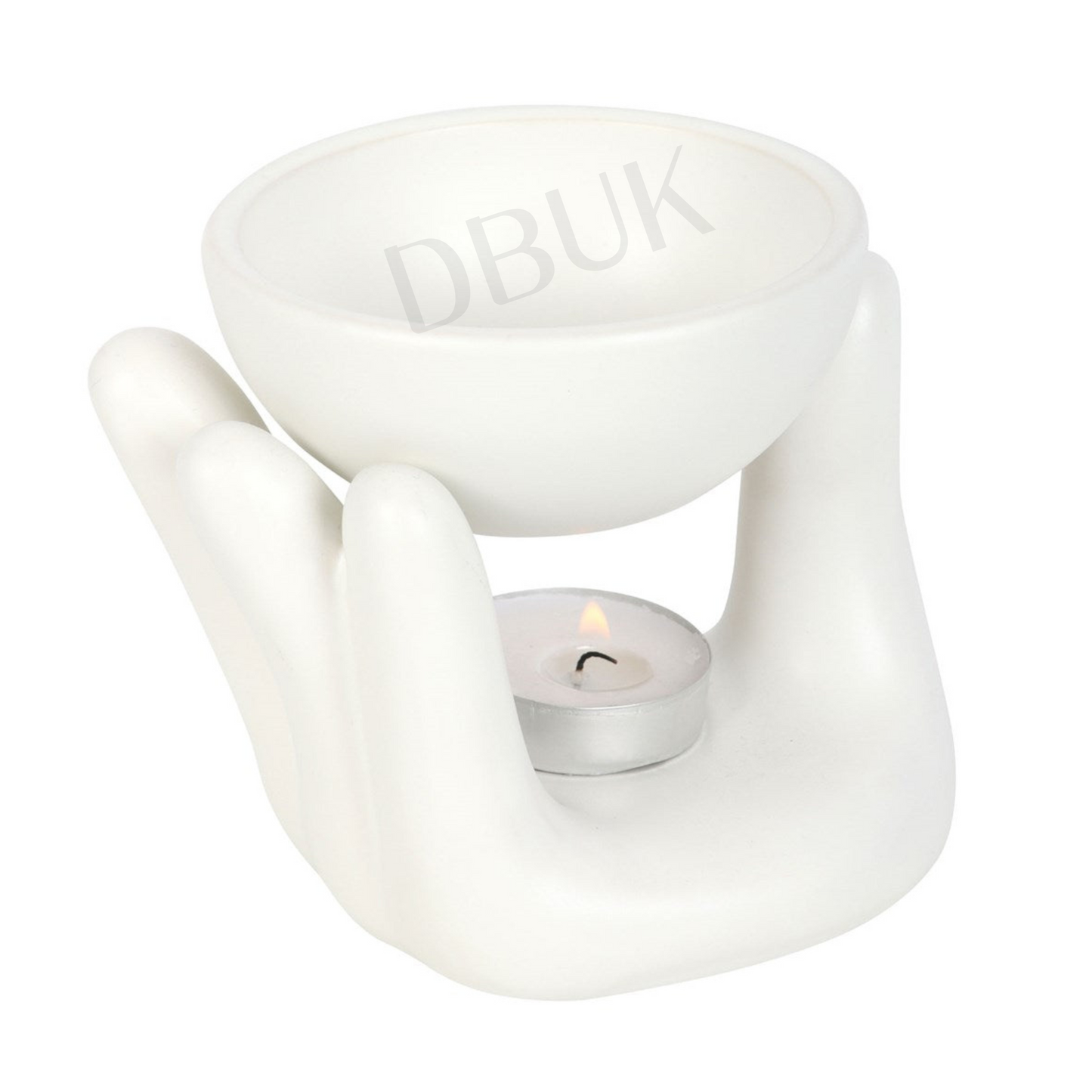 White Hand Ceramic Oil/Wax Burner