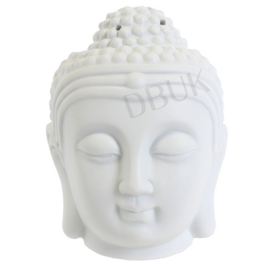 White Buddha Head Oil Burner