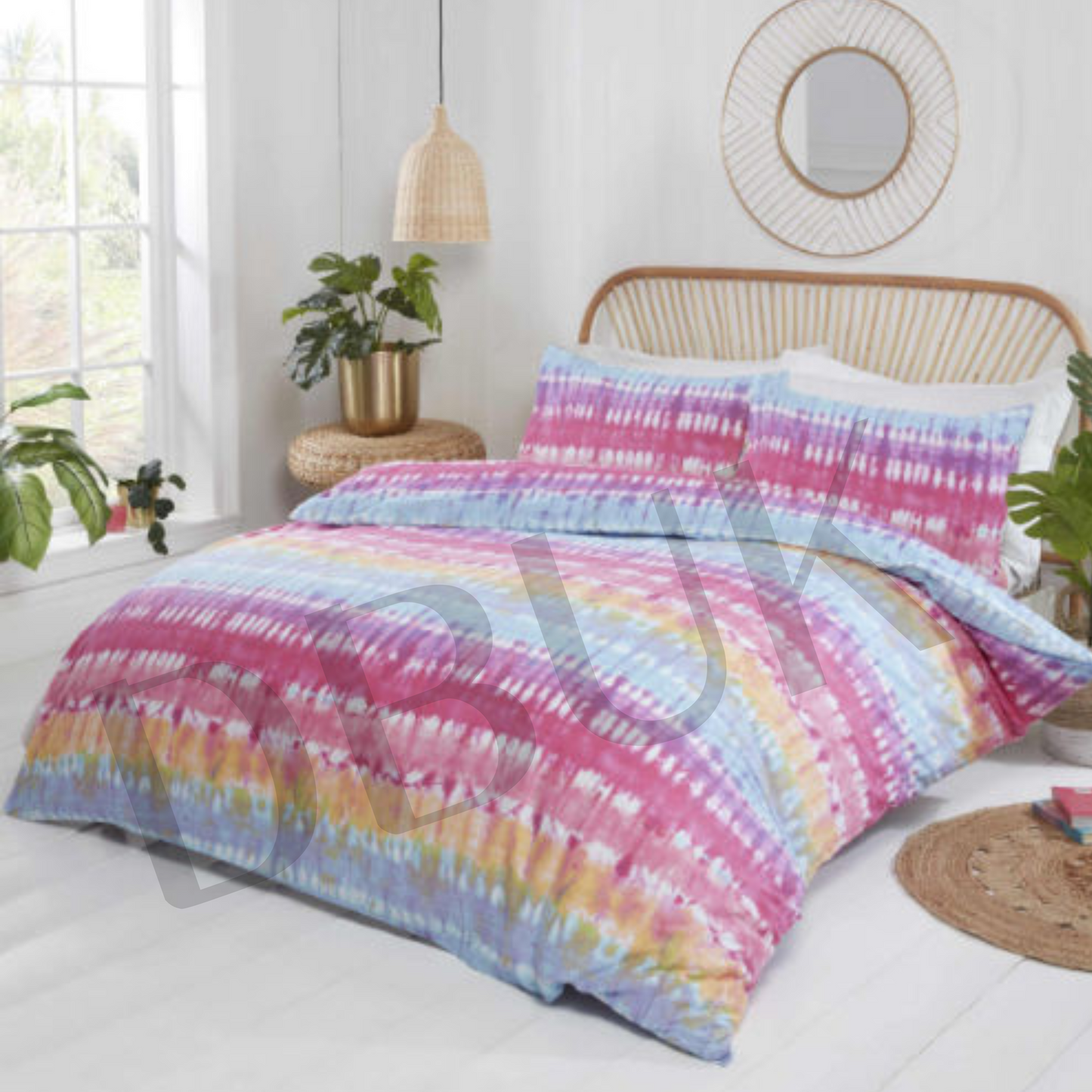 Tie Dye Multi Duvet Set