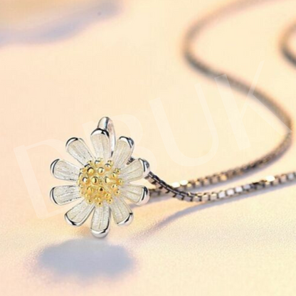 Sunflower Pendant Necklace