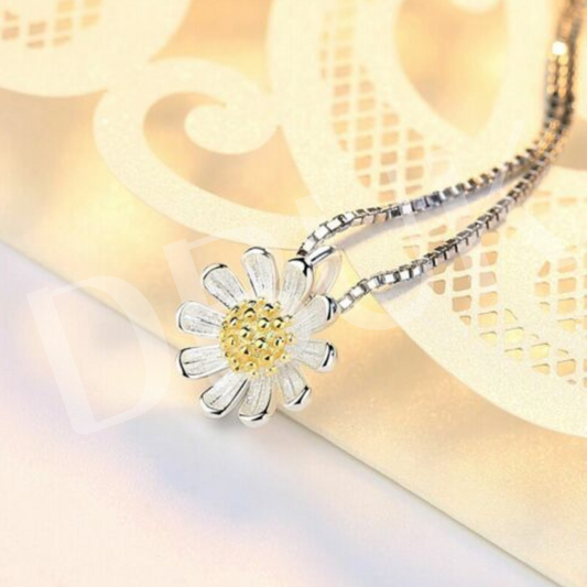 Sunflower Pendant Necklace