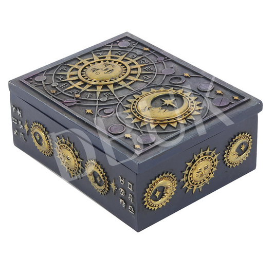 Sun and Moon Resin Storage Box