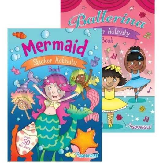 Sticker Activity Book - Mermaid/Ballerina