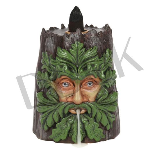 Spirit of the Trees Green Man Backflow Incense Burner