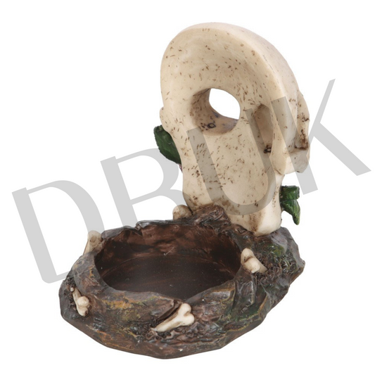 Skull Rose Tealight Holder