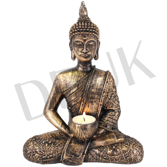 Sitting Thai Buddha Tealight Holder
