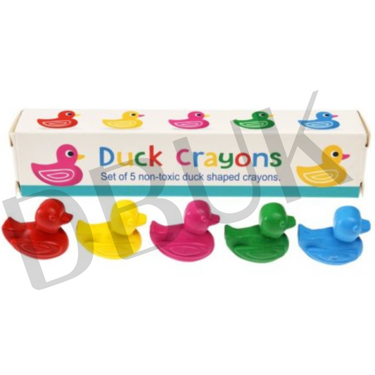Set of 5 Duck Crayons