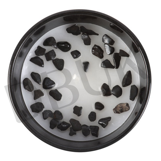 Scorpio Black Oudh Gemstone Zodiac Candle