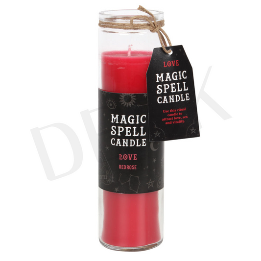 Rose 'Love' Spell Tube Candle