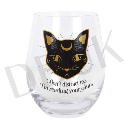 Reading Your Aura Stemless Wine Glass