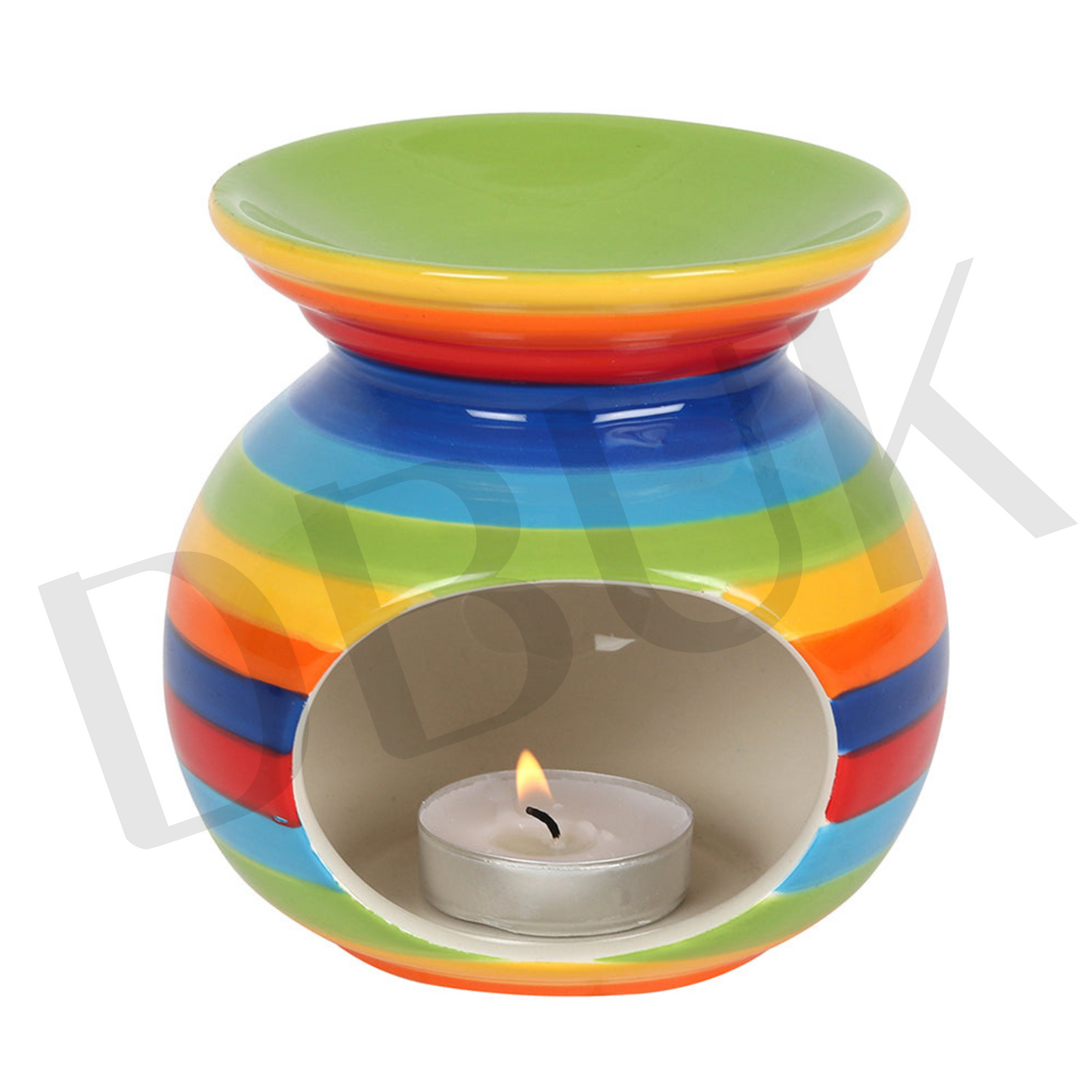 Rainbow Stripe Oil Burner