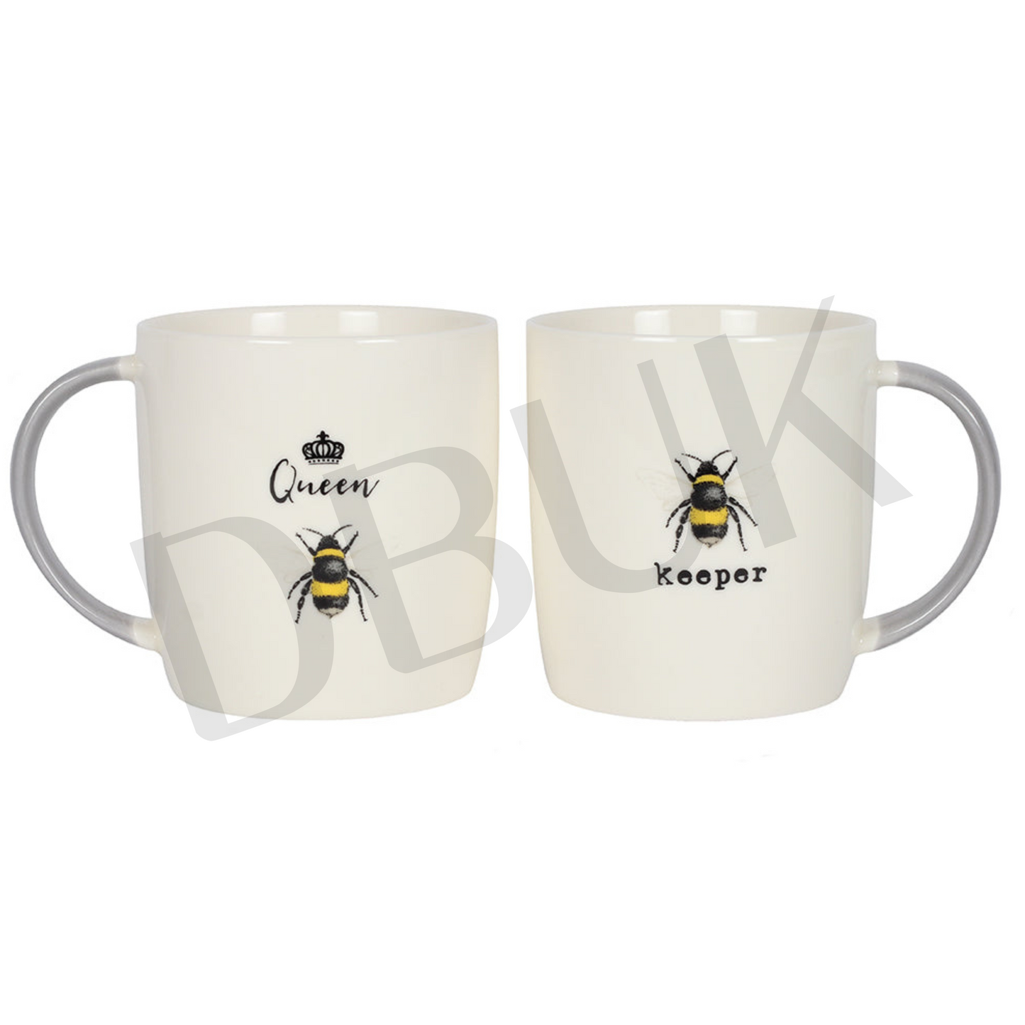 Queen Bee and Bee Keeper Mug Set