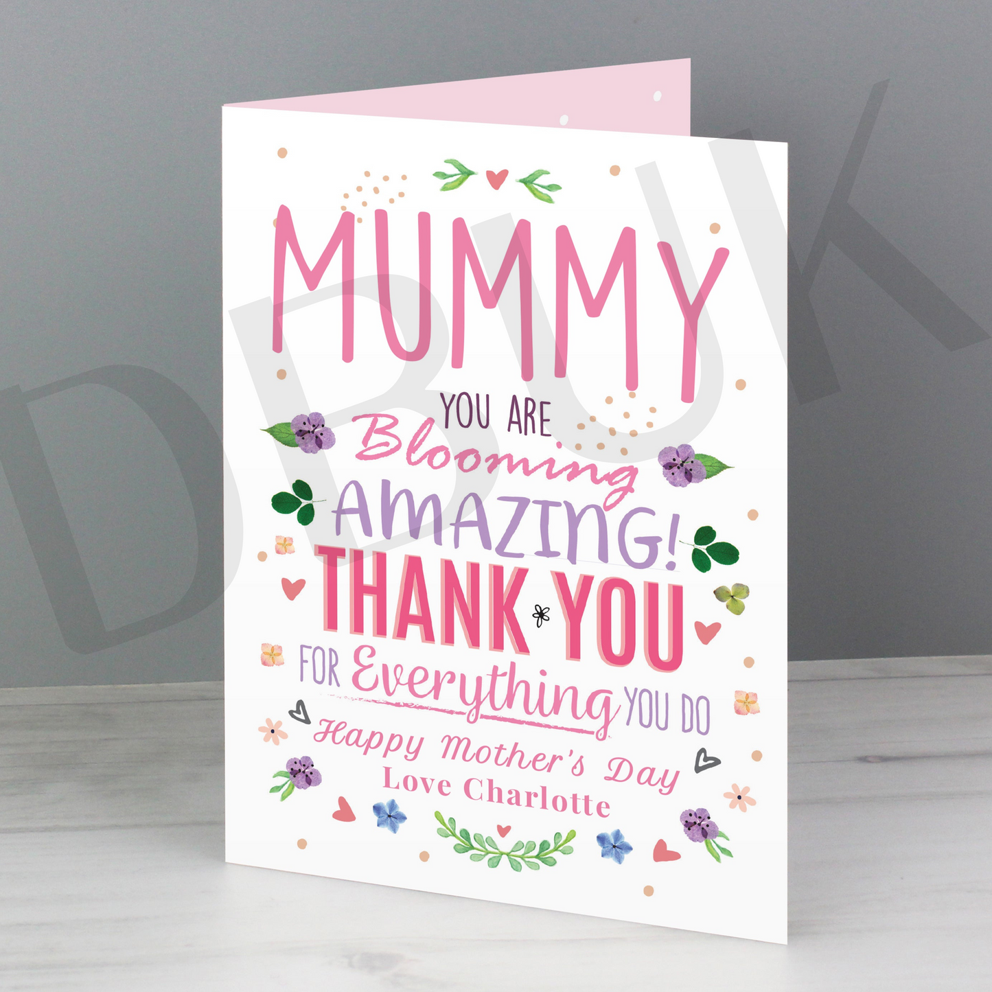 Personalised You Are Blooming Amazing Card