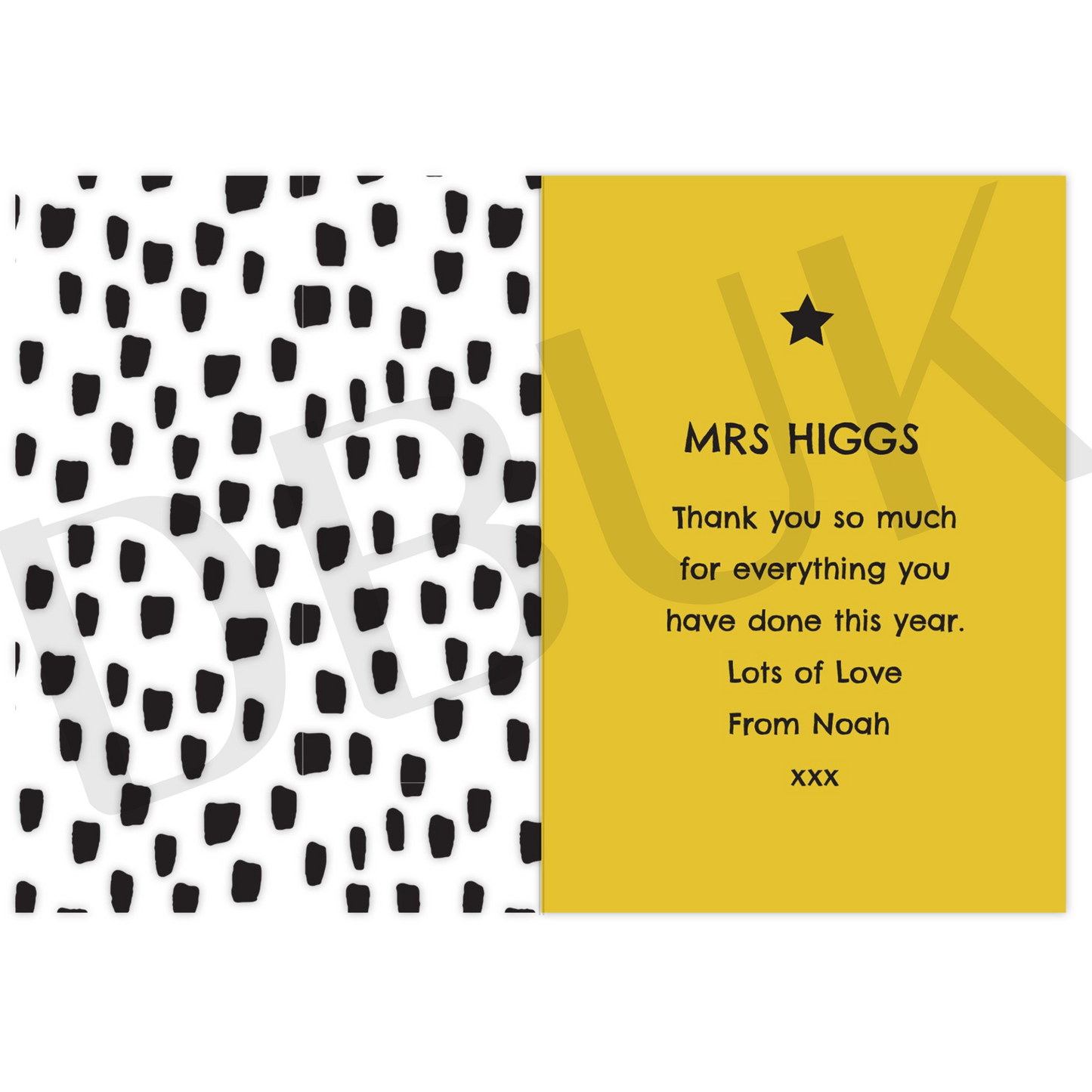Personalised World's Best Teacher Trophy Greeting Card