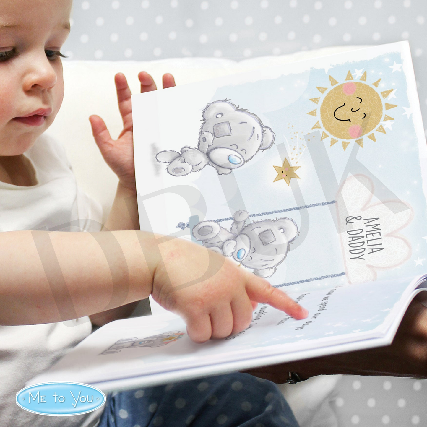 Personalised Tiny Tatty Teddy Daddy You're A Star Poem Book
