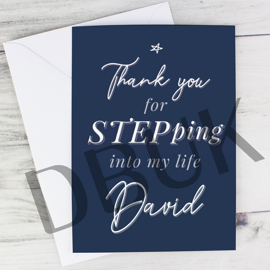 Personalised Stepdad Card