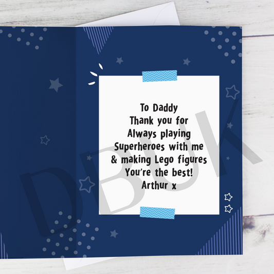 Personalised Polaroid Photo Upload Card