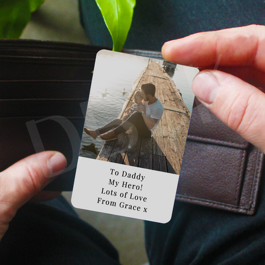 Personalised Photo Upload Wallet Card