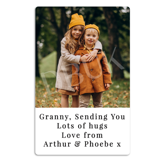 Personalised Photo Upload Wallet Card