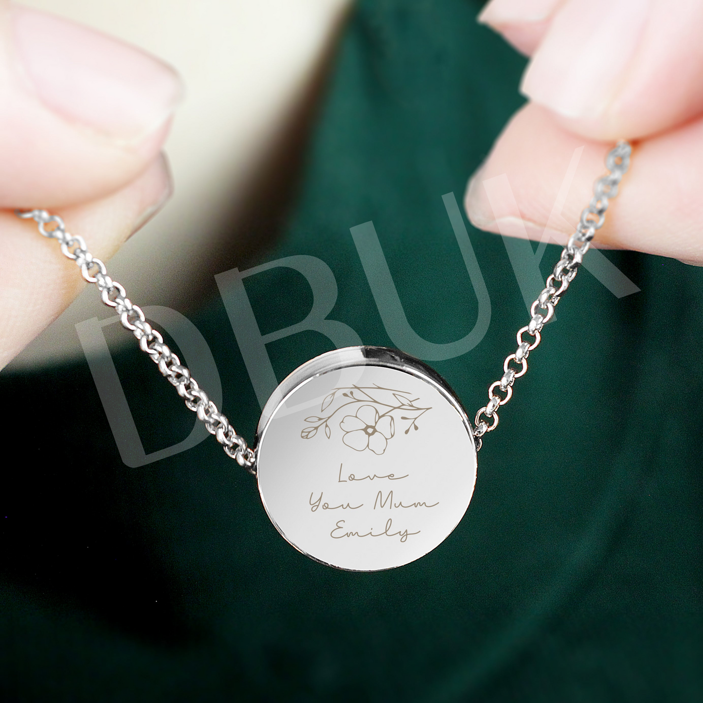 Personalised Photo Upload Necklace and Box