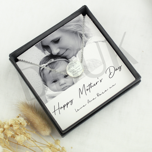 Personalised Photo Upload Necklace and Box