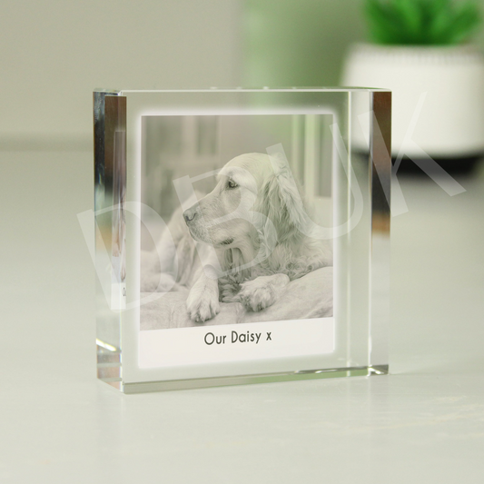 Personalised Photo Upload Crystal Token