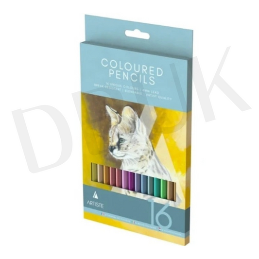 16 PK Artist Colouring Pencils