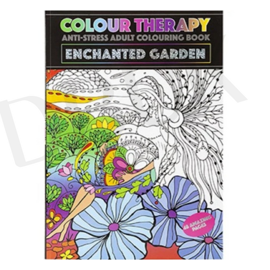A4 Enchanted Garden Colouring Book