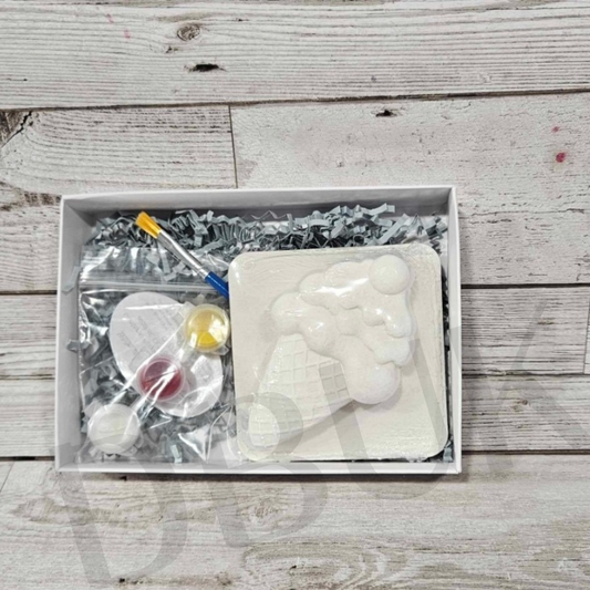 Paint Your Own Ice Cream Bath Bomb Kit