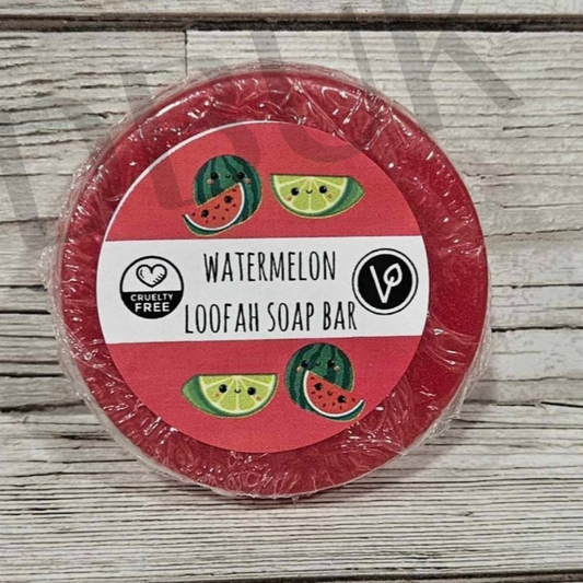Watermelon Soap Loofah Bar