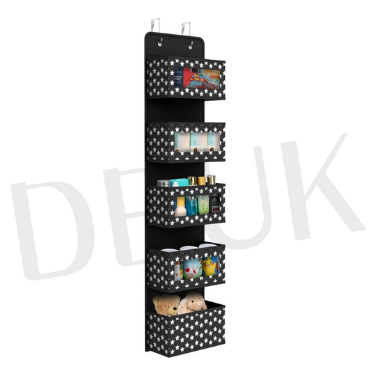 VINSANI 5TIER BLACK HANGING ORGANISER 1010282