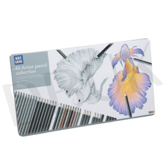 40 Artist Pencil Collection in Tin