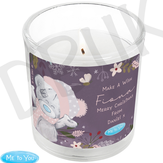 Personalised Me to You Cosy Winter Candle Jar