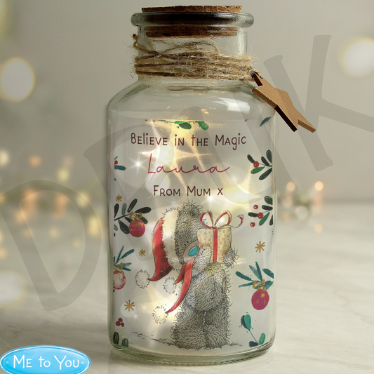 Personalised Me to You Cosy Winter Led Jar