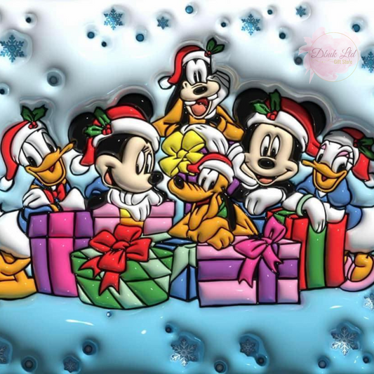 Skinny Tumbler Design - Christmas Mouse & Friends