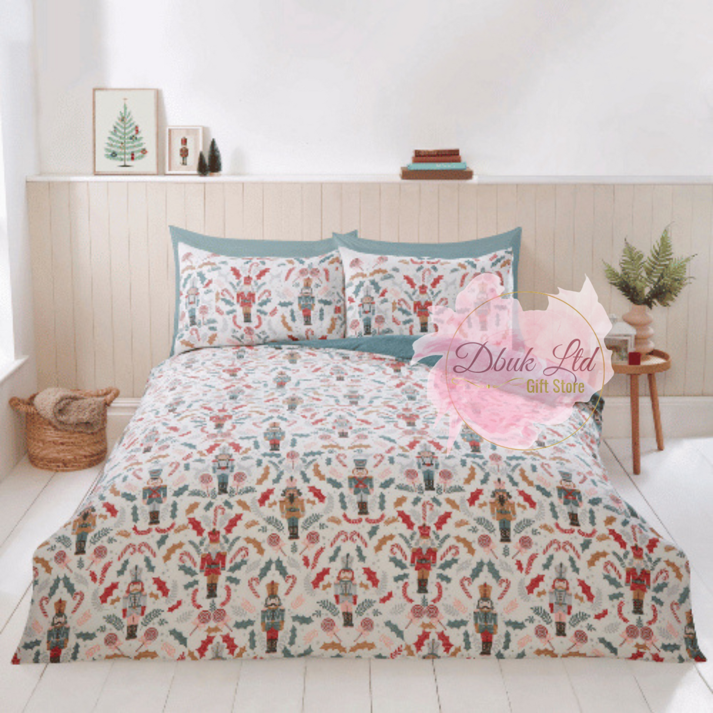 Luxury Festive Nutcracker Duvet Set